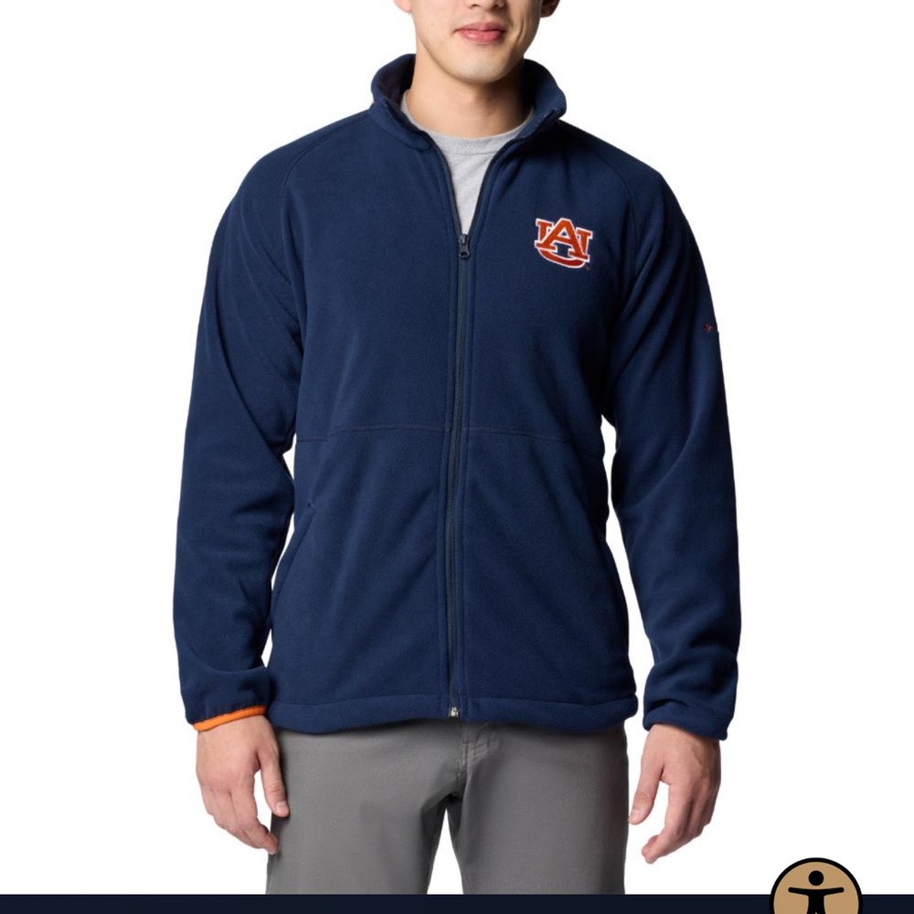 COLUMBIA AUBURN UNIVERSITY Fleece Zip